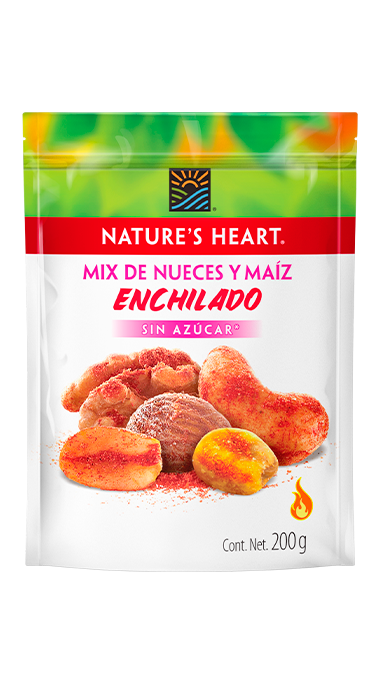Mix de Nueces y Maíz Enchilado sin azúcar 200 g